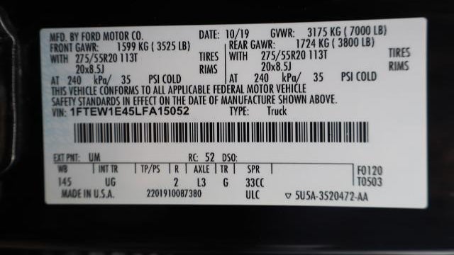 2020 Ford F-150 XL