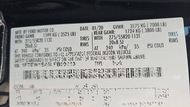 2020 Ford F-150 Platinum