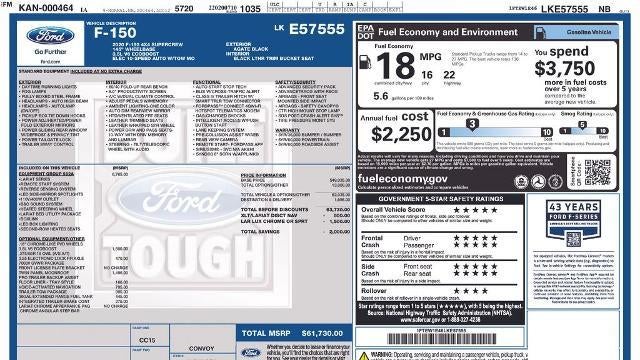 2020 Ford F-150 XL