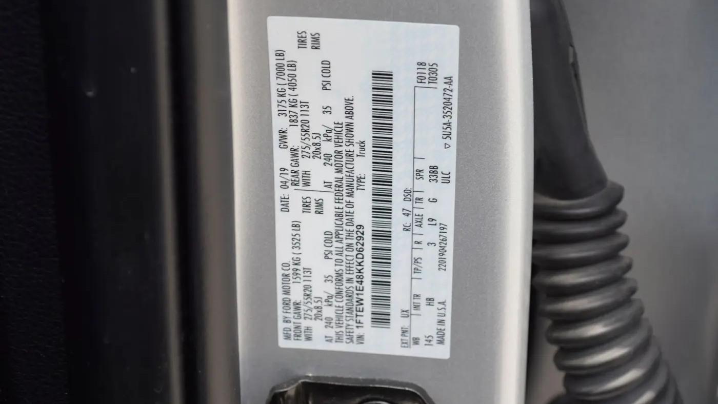 2019 Ford F-150 XL