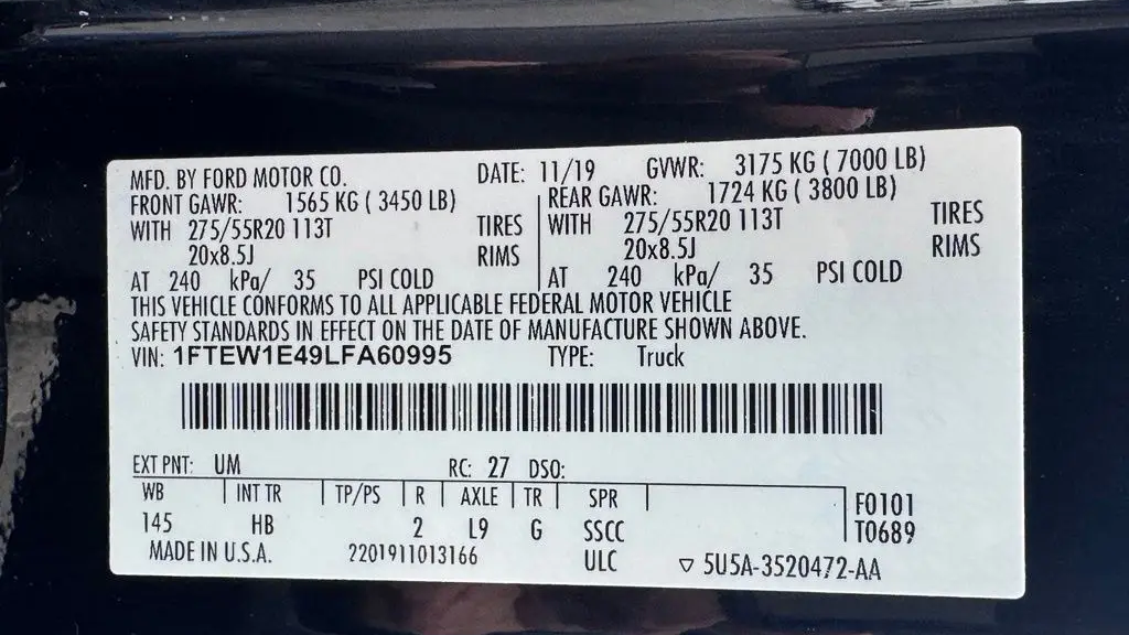 2020 Ford F-150 XLT