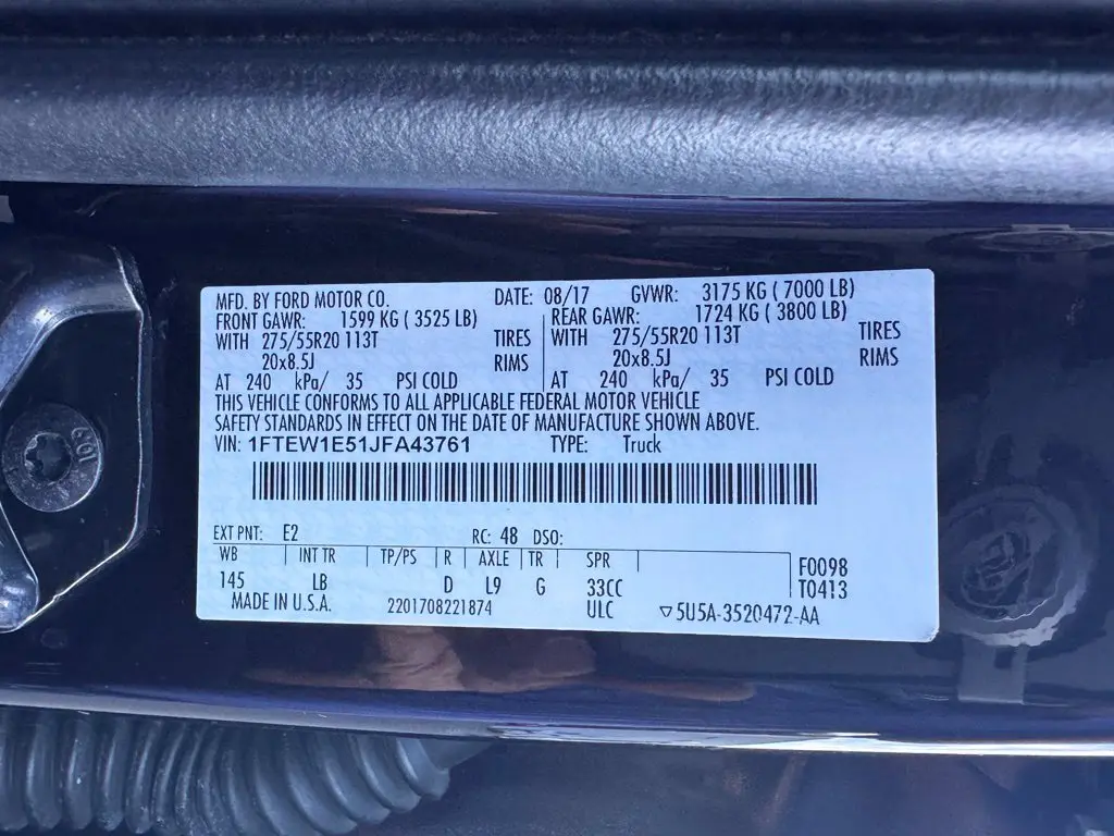 2018 Ford F-150 - $31,000