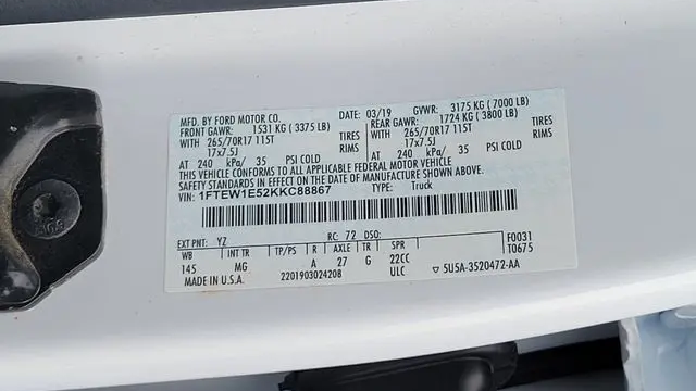 2019 Ford F-150 XL