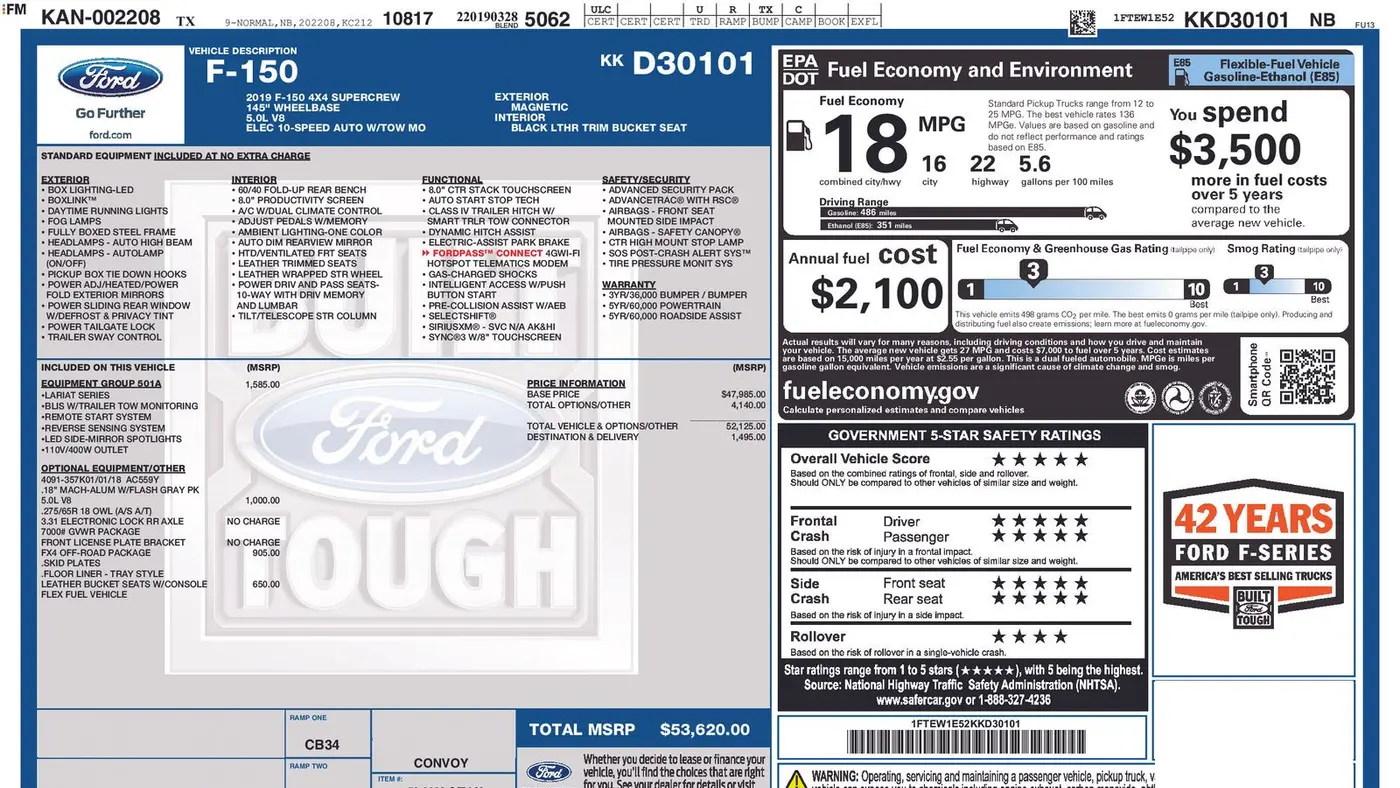 2019 Ford F-150 XL