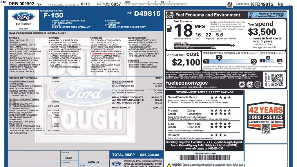 2019 Ford F-150 XL