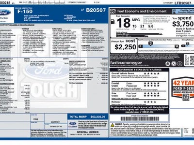 2020 Ford F-150 4X4 Lariat 4DR Supercrew 5.5 FT. SB
