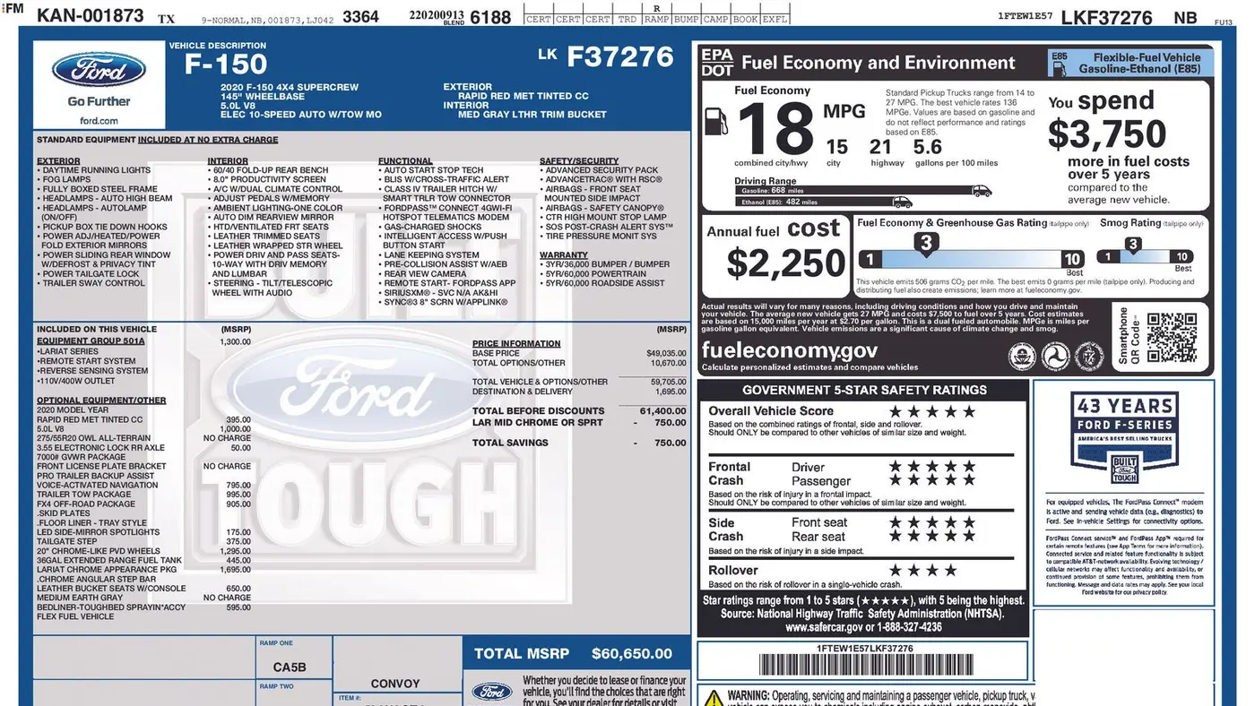 2020 Ford F-150 XL