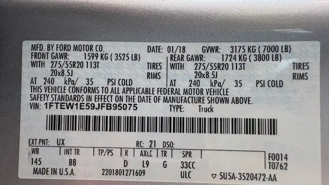 2018 Ford F-150 King Ranch