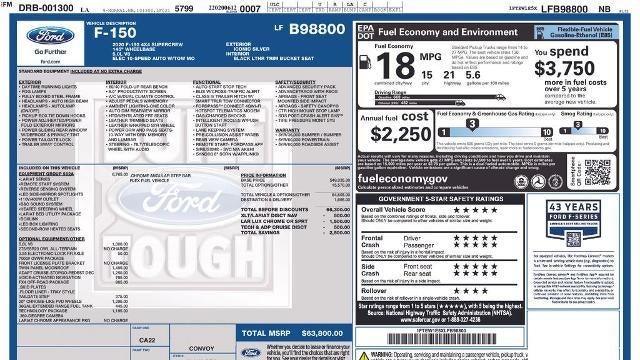 2020 Ford F-150 Platinum