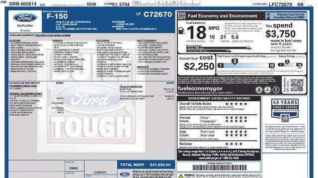 2020 Ford F-150 XL
