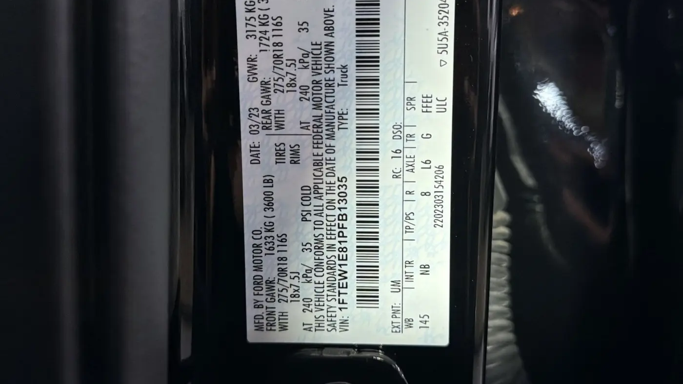2023 Ford F-150 Tremor