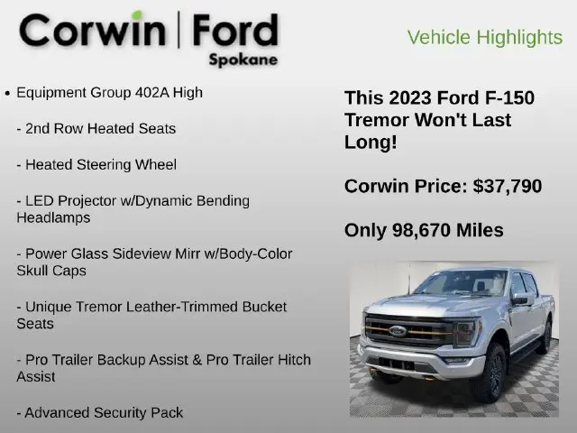 2023 Ford F-150 - $37,790