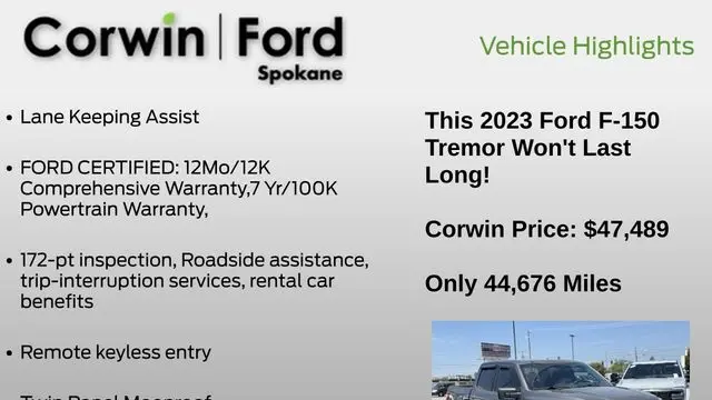 2023 Ford F-150 Tremor