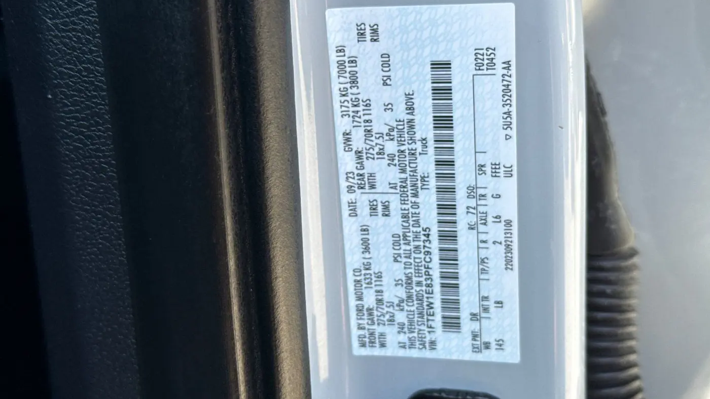 2023 Ford F-150 Tremor