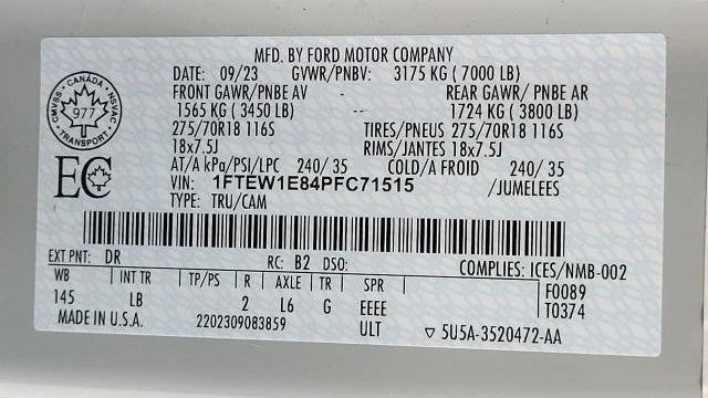 2023 Ford F-150 Tremor