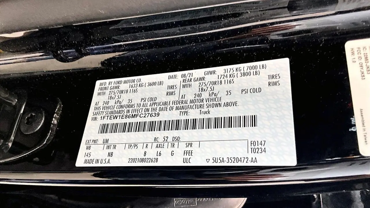 2021 Ford F-150 Tremor