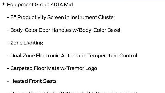 2022 Ford F-150 Tremor