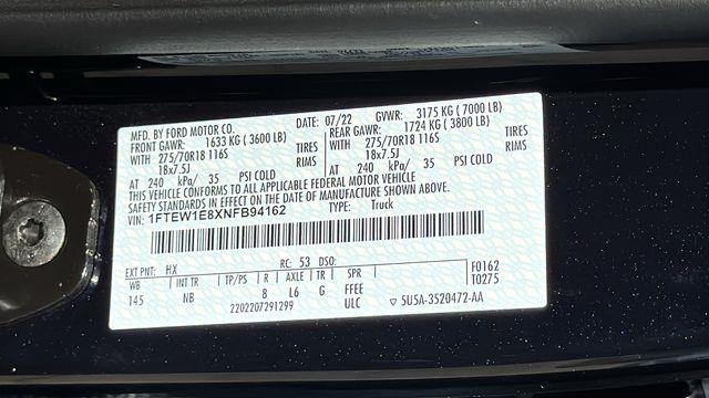2022 Ford F-150 Tremor
