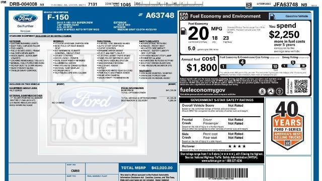 2018 Ford F-150 XL