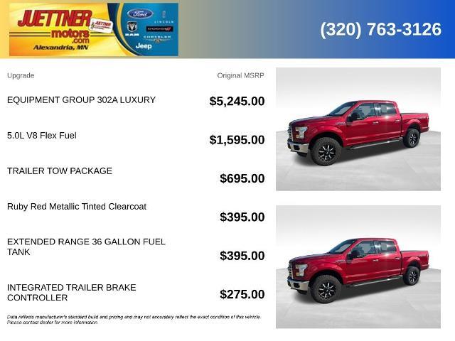 2015 Ford F-150 - $13,995