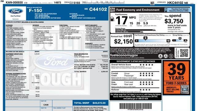 2017 Ford F-150 XLT
