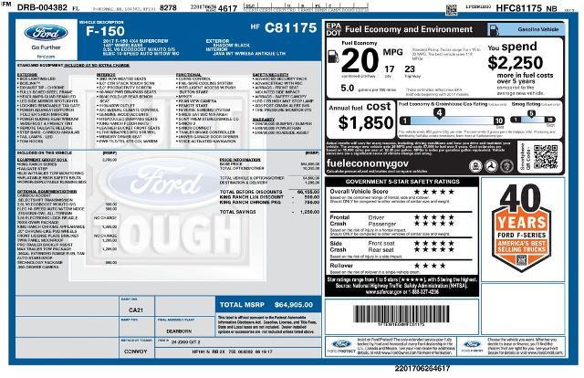 2017 Ford F-150 - $28,999