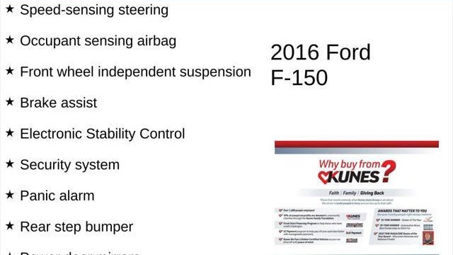 2016 Ford F-150 XLT
