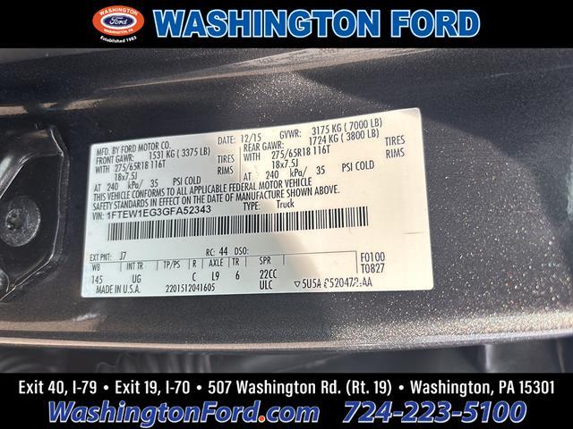 2016 Ford F-150 - $24,500