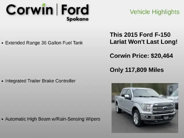 2015 Ford F-150 - $20,464