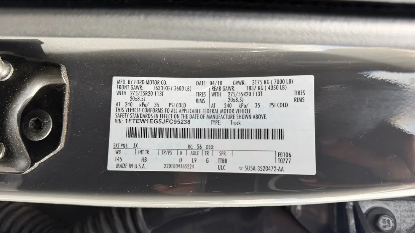2018 Ford F-150 XL