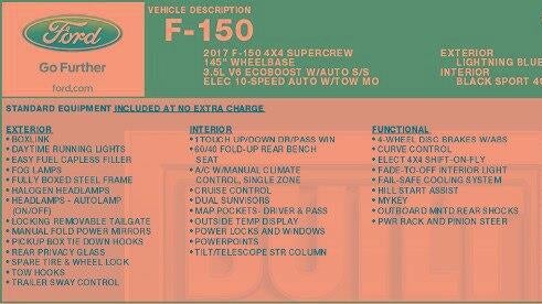 Preowned 2017 Ford F-150 King Ranch for Sale