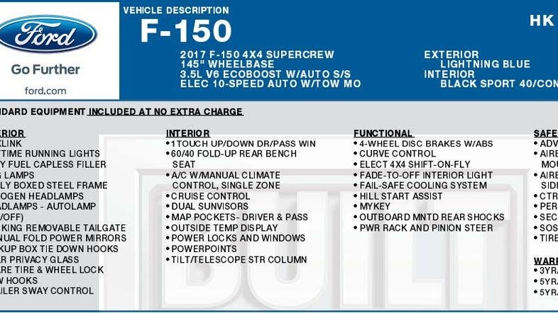 Preowned 2017 Ford F-150 King Ranch for Sale