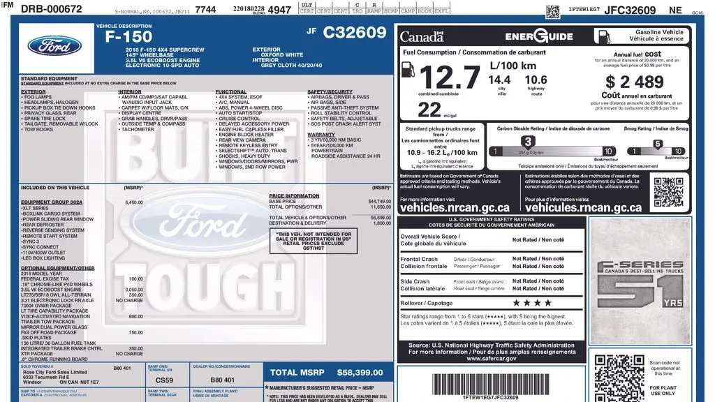 2018 Ford F-150 Lariat