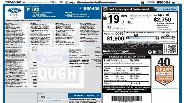 2018 Ford F-150 Platinum
