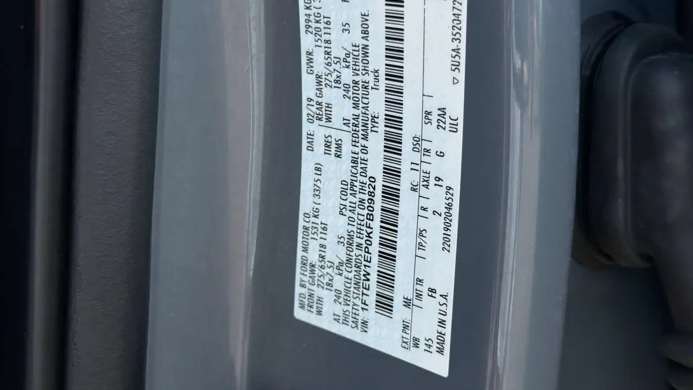 2019 Ford F-150 XL