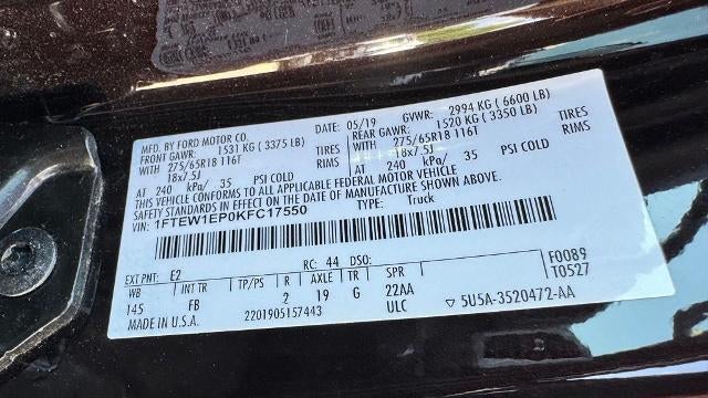 2019 Ford F-150 XL