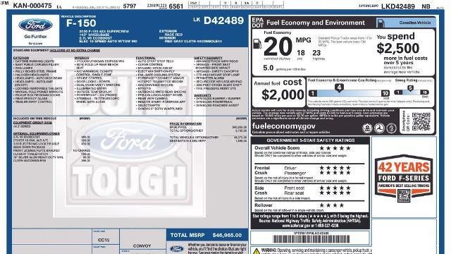 2020 Ford F-150 XL