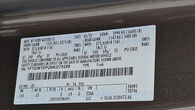 2022 Ford F-150 XL
