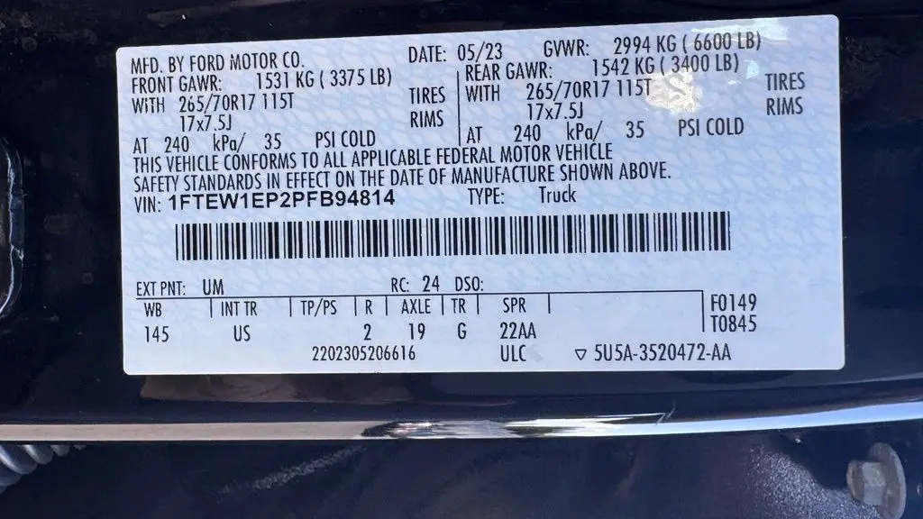 2023 Ford F-150 Lariat