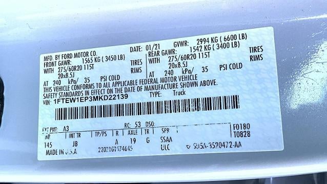 2021 Ford F-150 XL