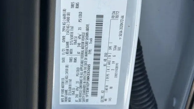 2021 Ford F-150 XL