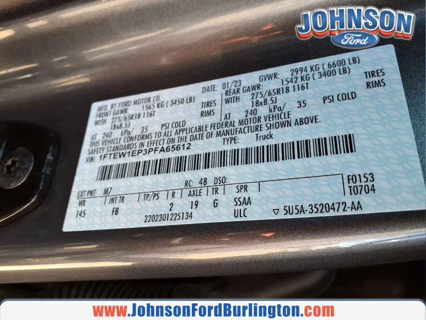 2023 Ford F-150 - $38,500