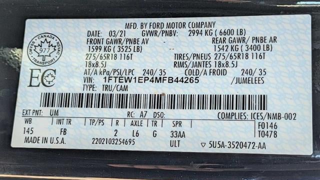 2021 Ford F-150 XL