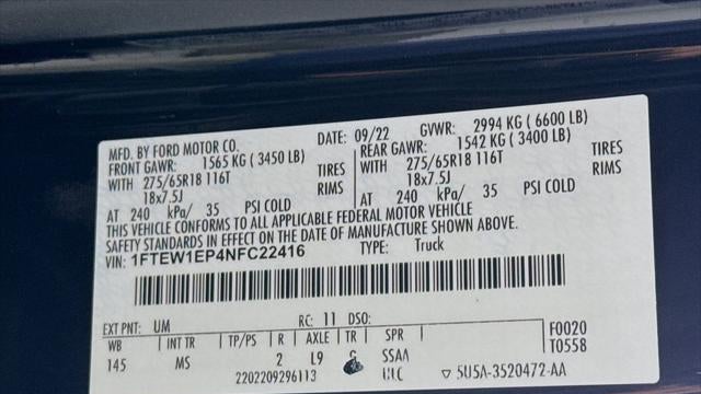 2022 Ford F-150 XL