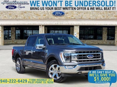 2023 Ford F-150 4X4 Lariat 4DR Supercrew 5.5 FT. SB