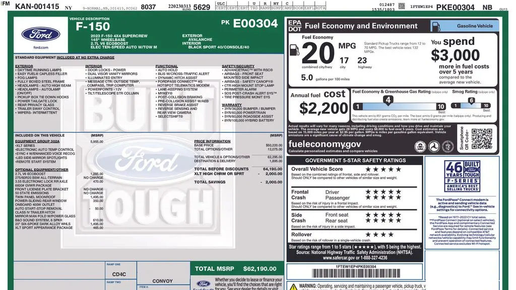 2023 Ford F-150 Lariat