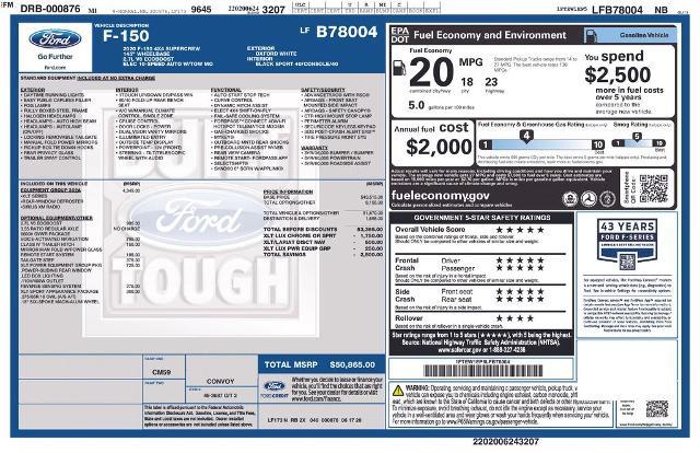 2020 Ford F-150 - $25,296