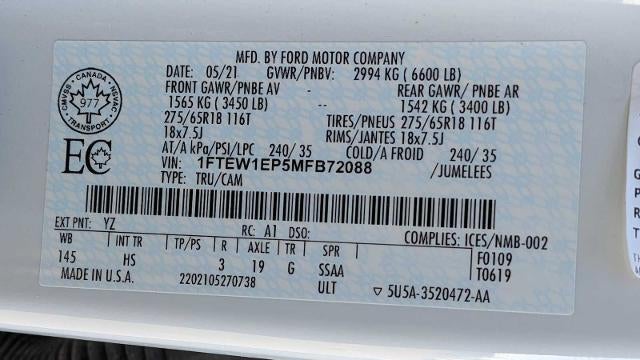 2021 Ford F-150 Lariat