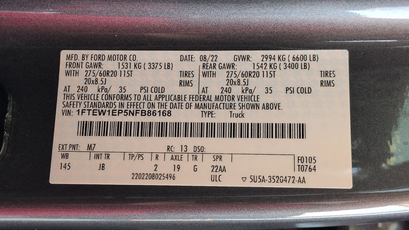 2022 Ford F-150 XL