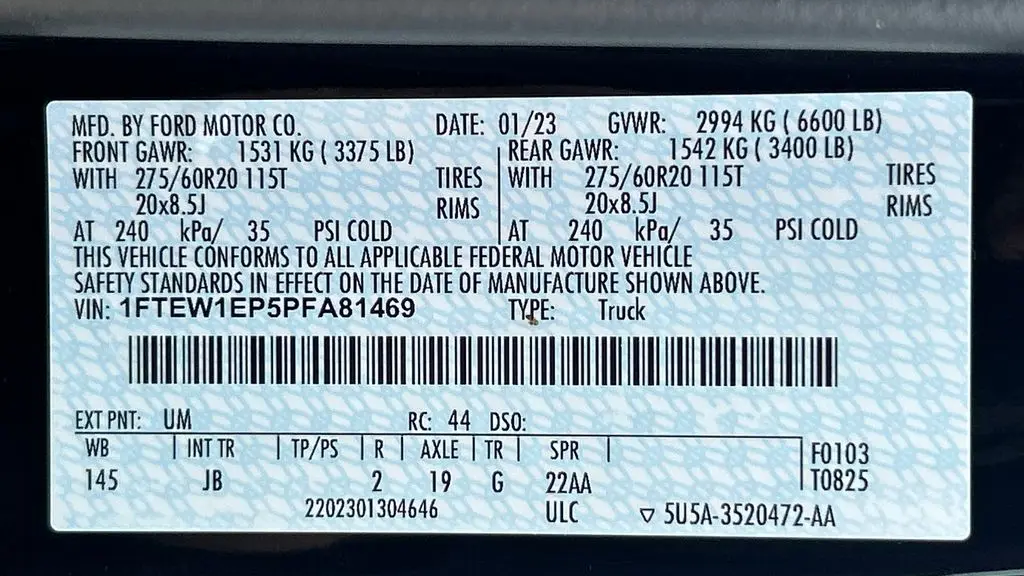 2023 Ford F-150 Lariat